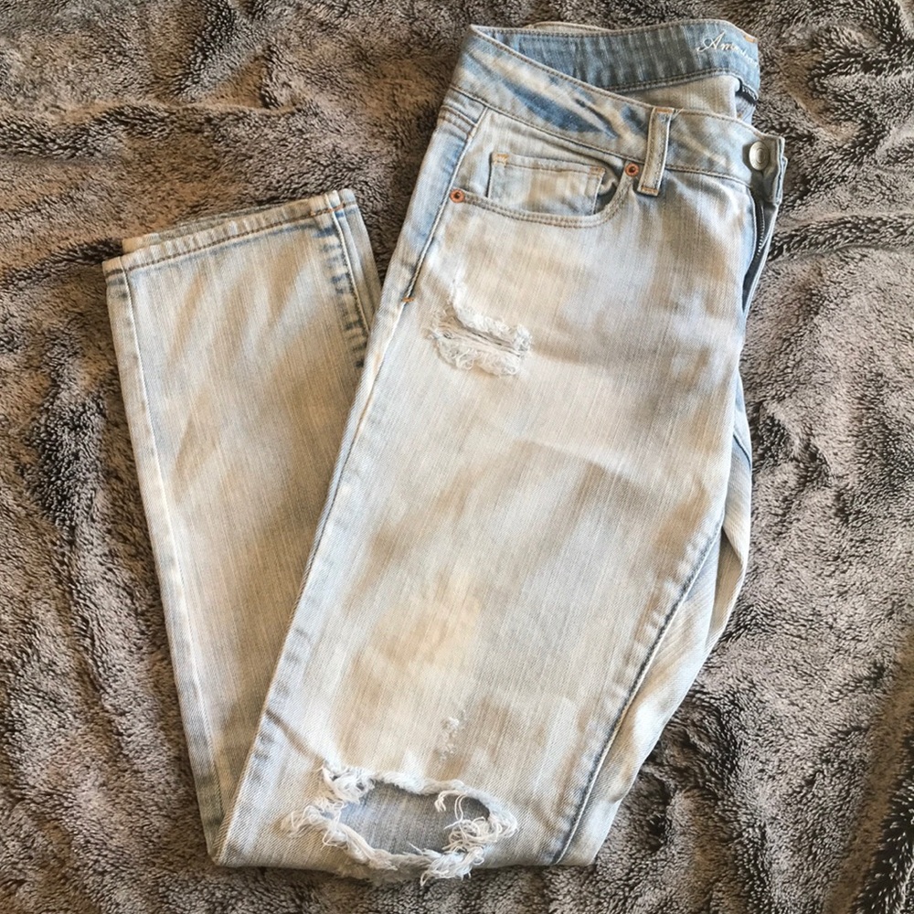 Stretchy bootcut jeans